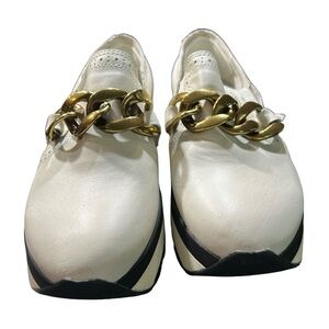 Dolce Vita sneakers Women's Jhenee Platform Sneakers White Leather Size 8